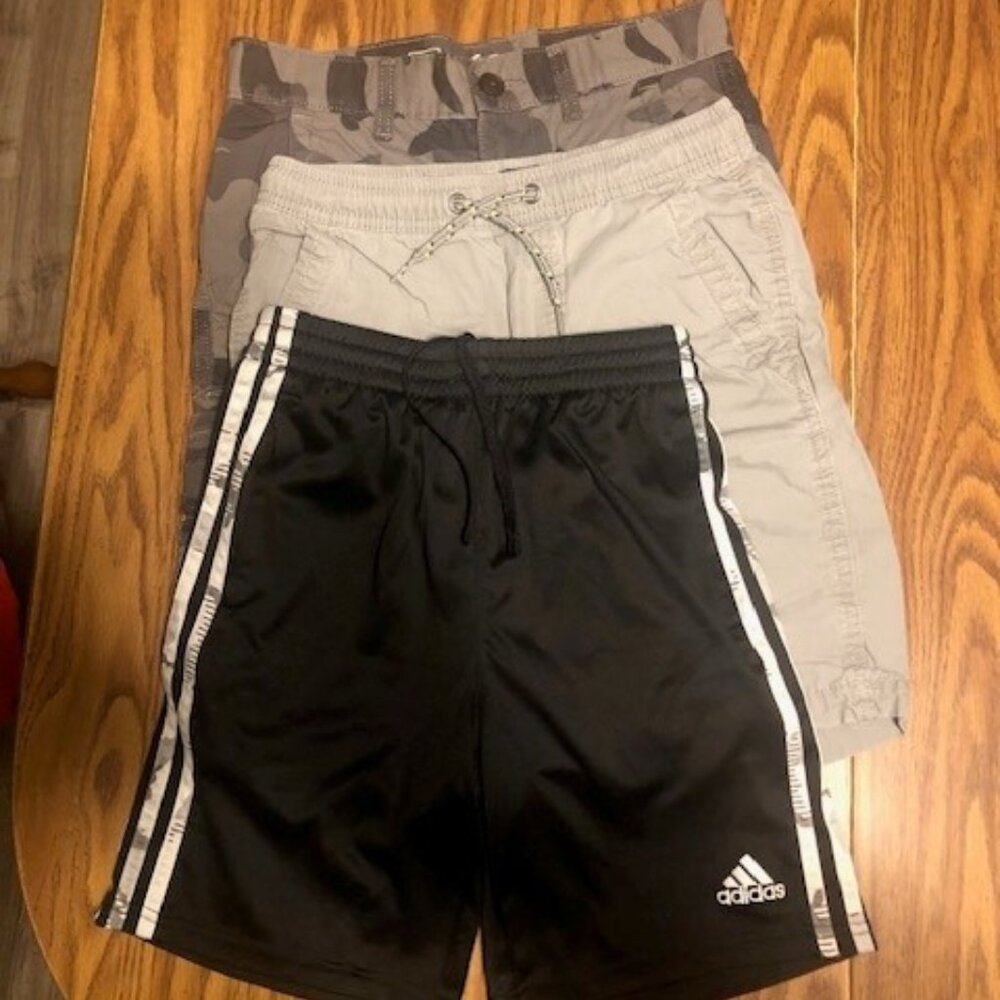 3 Pair Boys Medium Shorts w/Adidas & Urban Pipeline